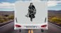 Preview: 46395 Wikinger-Maid mit Schild und Axt Wohnwagen-Wohnmobil